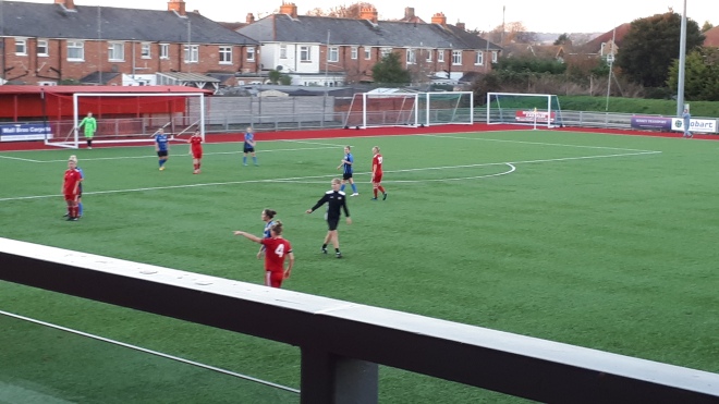 Action from Worthing v Newhaven, Nov 18 2018 (Photo: Sent Her Forward)